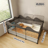 Easy-Clean Plastic Rabbit Cage