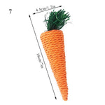 Sisal Carrot Toy