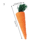 Sisal Carrot Toy