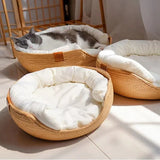 Wicker Cat Basket