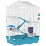 Spacious Equipped Hamster Cage