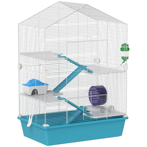 Spacious Equipped Hamster Cage