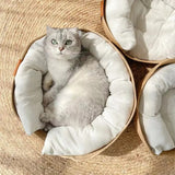 Wicker Cat Basket