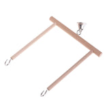 Wooden Parrot Swing