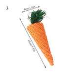 Sisal Carrot Toy