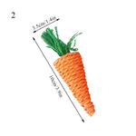 Sisal Carrot Toy